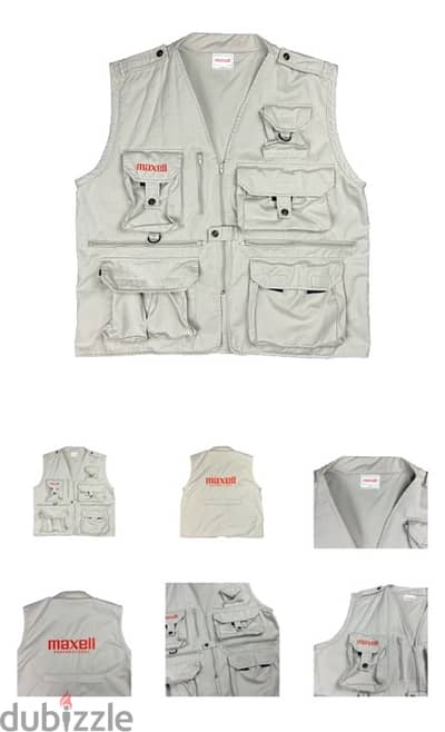 Vintage Maxell Vintage Cargo vest