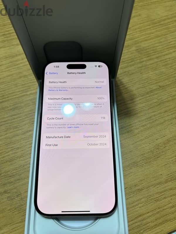 iPhone 16 pro 256Gb 100% 1