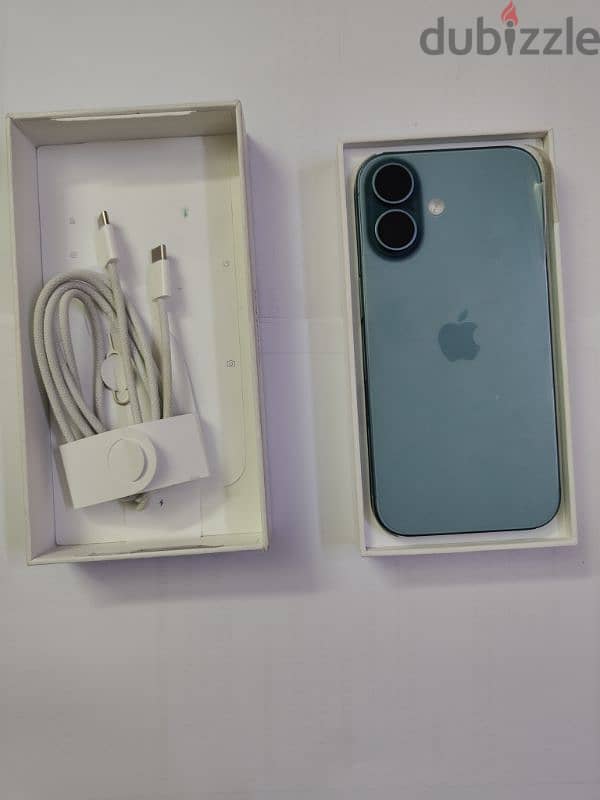 Iphone 16 Green 128 GBللبيع ايفون 16 لون أخضر 0