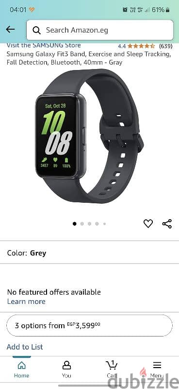 Samsung Galaxy Fit 3 - Gray 6