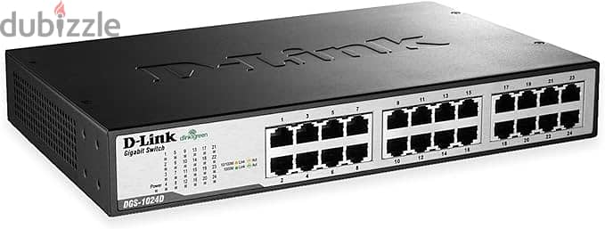 D-Link DES-1024D 24-Port Fast Ethernet Switch – Like New سويتش 1