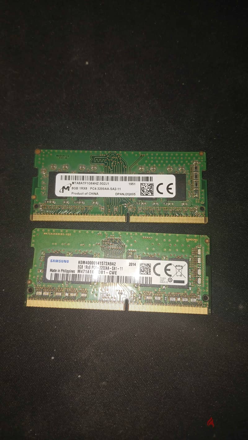 2x8 ddr4 laptop ram 0