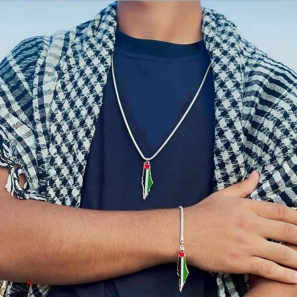 Offer 2 Chain and Bracelet Palestine عرض سلسلة و أنسيال فلسطين 2