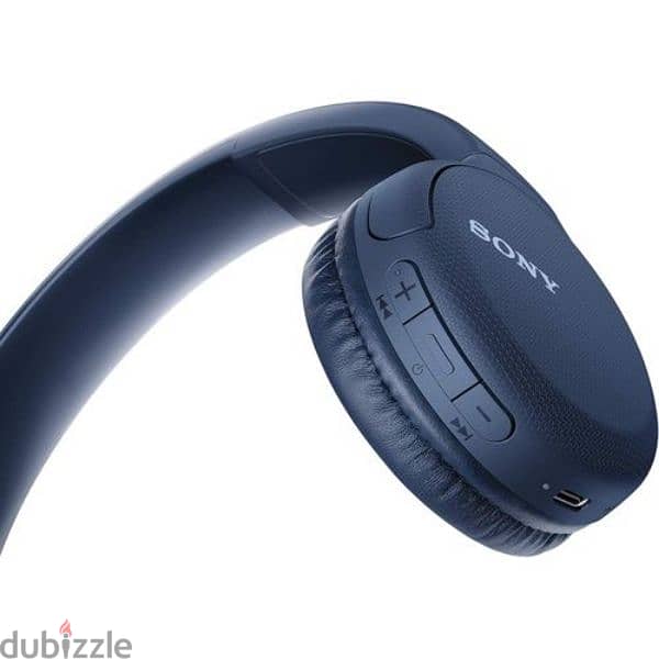 Sony WH-CH510 Wireless On-Ear Bluetooth Headphones Blue 2