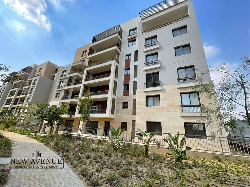 Apartment in District 5 New Cairo, Area 126 m2, 2 bedrooms (2 master bedrooms)1 bathroom, Second floor 0