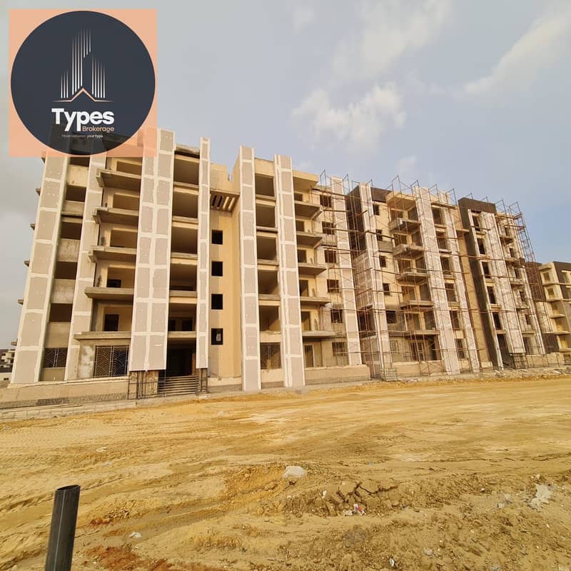 For sale, a fully finished apartment in the heart of Sheikh Zayed, delivery soon, with a 15% down payment and installments over 7 years, Cairo Gate 0