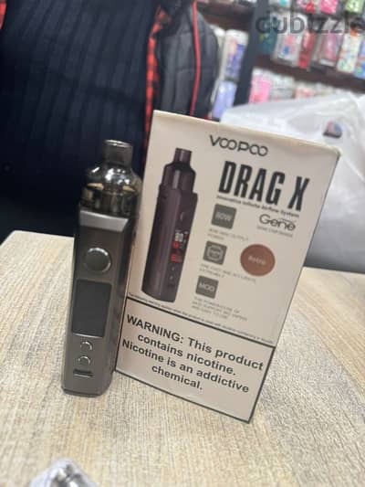 جديدة شيشة دراق اكس VOOPOO DRAG X 80W