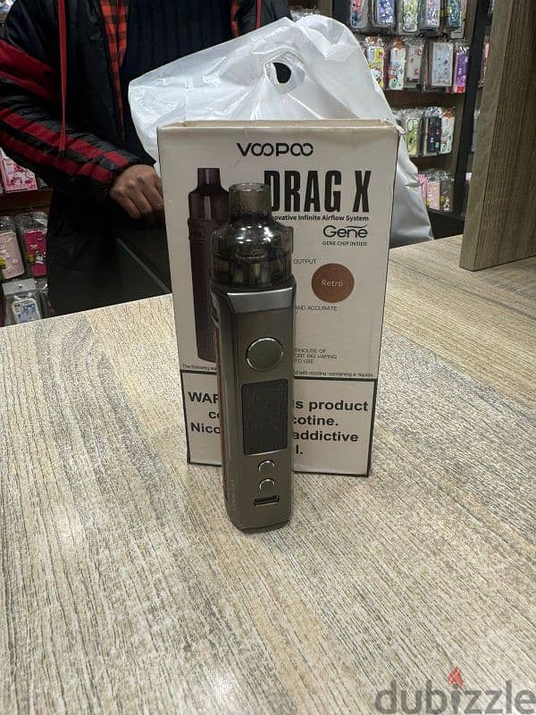 جديدة شيشة دراق اكس VOOPOO DRAG X 80W 3