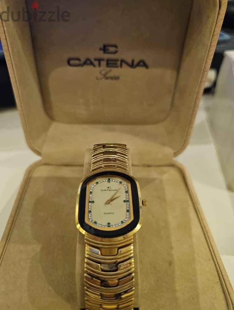 Catena watch SWISS MADE original gold plated 1