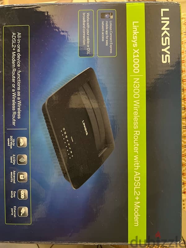 LinkSys x1000 ADSL2+ Modem 2