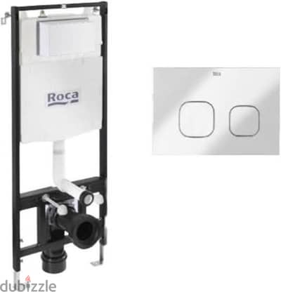 Roca Sanitary Tank AC3 Chrome Square Face A89P460020 خزان دفن روكا