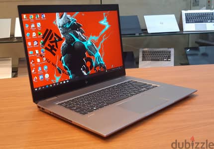 أجمل وأنحف لاب *HP Zbook g5 *Studio معدني فضي (معالج الجيل التاسع H)