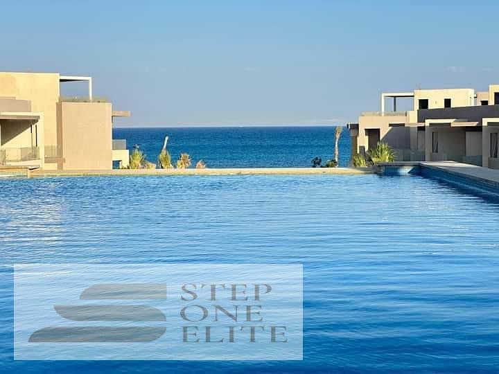 Ready to move in, chalet for sale, 150 square meters (3 rooms), super luxury, lowest price, minutes from Porto Ain Sokhna 0