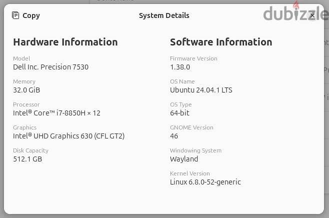 Dell Precision 7530 0