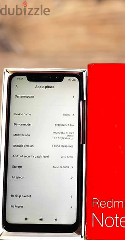 شاومي ريدمى نوت 6 برو  بكل حاجته