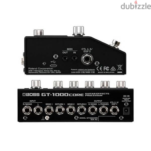 Boss Gt-1000 core + widi jack + double foot switch 1