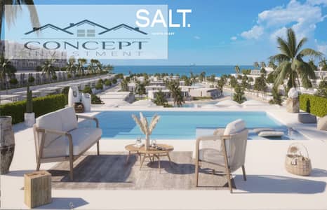 Direct Sea + Pool View Ground Chalet In Salt For Sale - North Coast