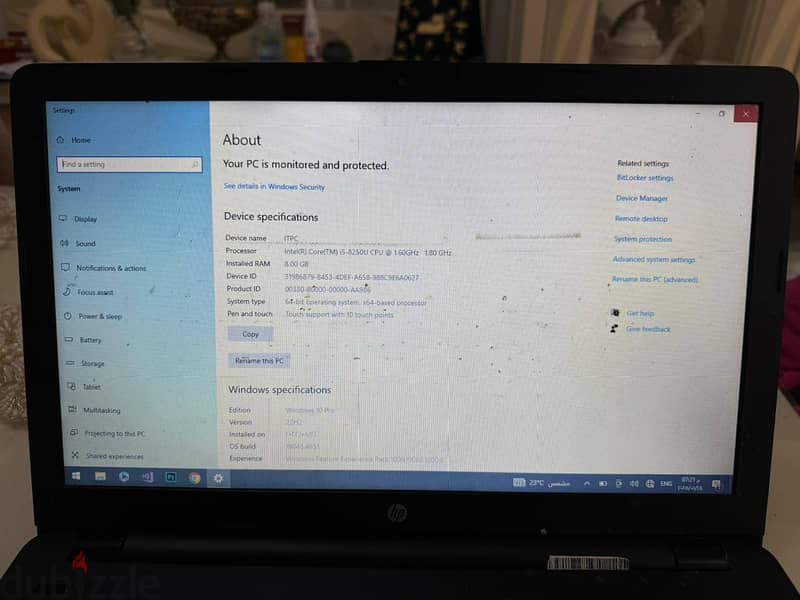 hp nootbook 15 6