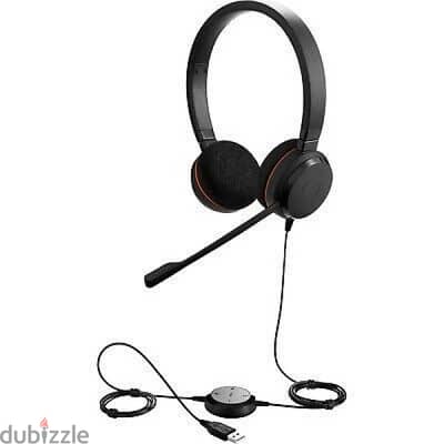 Jabra Evolve 20 Stereo Headset - Wired Headphones