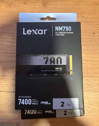 Lexar SSD NM790 NVME 7400 MB/S 2TB brand new  2 pieces