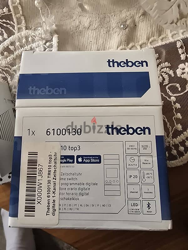 Theben Digital Timer TR610 Top3 Single Phase 0