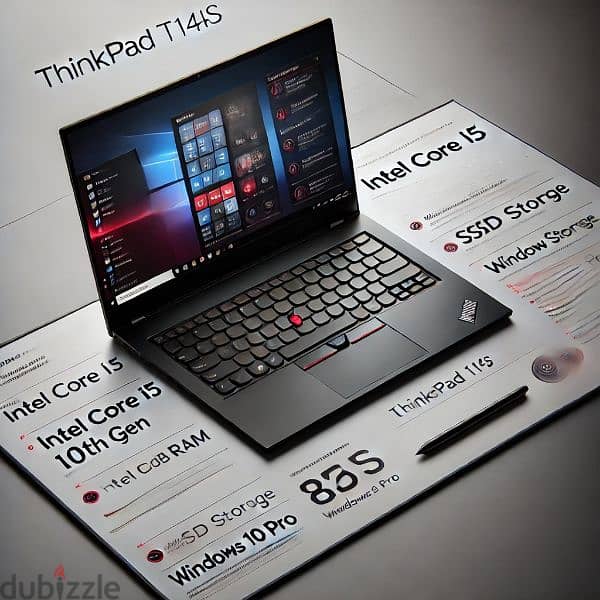 لاب توب Lenovo ThinkPad T14s - حالة كسر زيرو | إمكانيات قوية 1