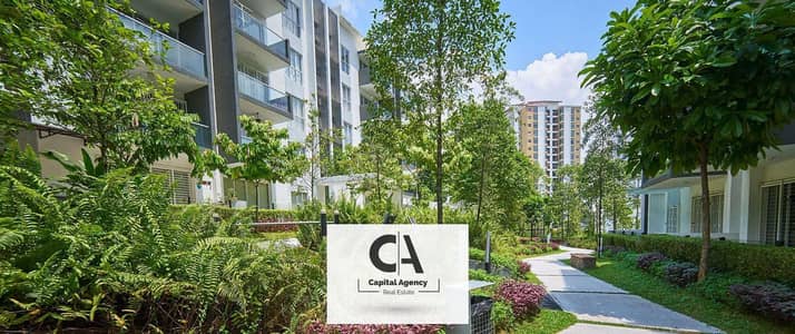 Apartment for sale fully finished at the first offering price in icon  Compound in front of Hyde Park in the 6th Settlement with installments over 9