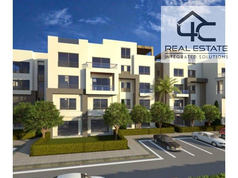 Fully finished apartment with air conditioners for sale in installments with the best view in the compound 0