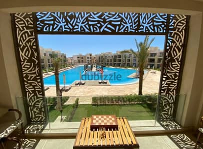 شاليه للايجار غرفتين في مانجروفى الجونه for rent 2Br in gouna