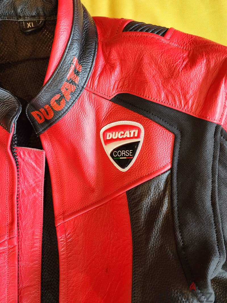 Ducati genuine leather jacket - جاكيت جلد طبيعي للموتوسيكلات 6