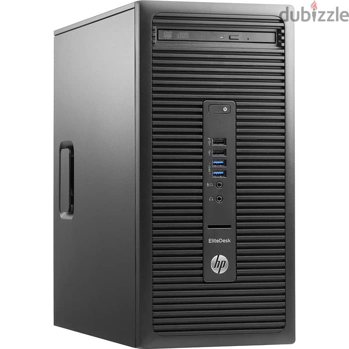 كيسة HP ELITEDESK 705 G3 MT + شاشة 22 بوصة من شركة ديل + ماوس وكيبورد 5