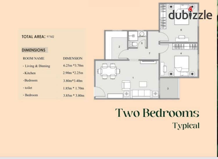 Apartment for Sale in Palm Island Prime Location 2 Bedrooms 10-Year Payment Plan 0