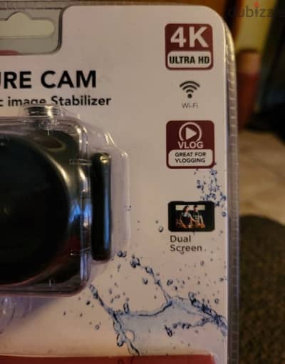 Go pro VIVITAR CAPTURE CAM 4K ULTRA HD DUAL SCREEN 16 MEGAPIXEL