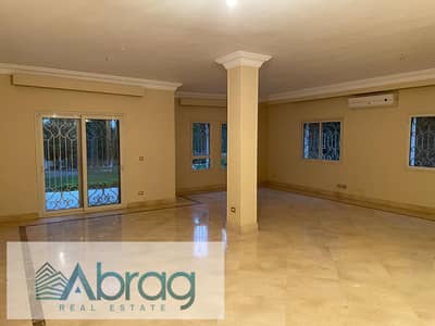 For rent, a twin house with 4 rooms, kitchen and air conditioners, Greens Compound, Sheikh Zayed