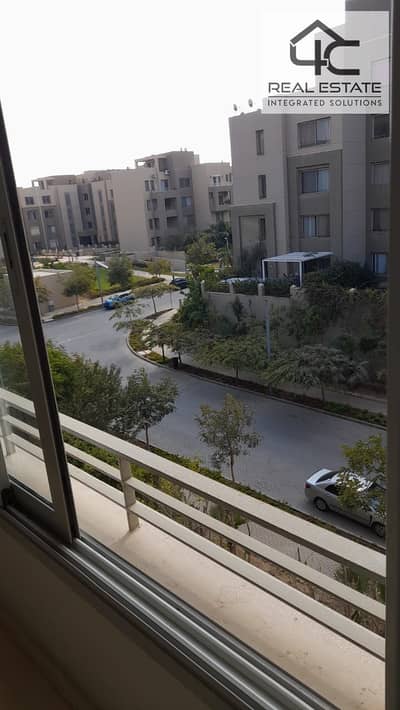 For sale apartment 150m 3 bedrooms ready to move fully ultra lux finished with acs in village palm hills front of auc fifth settlement  lowest price