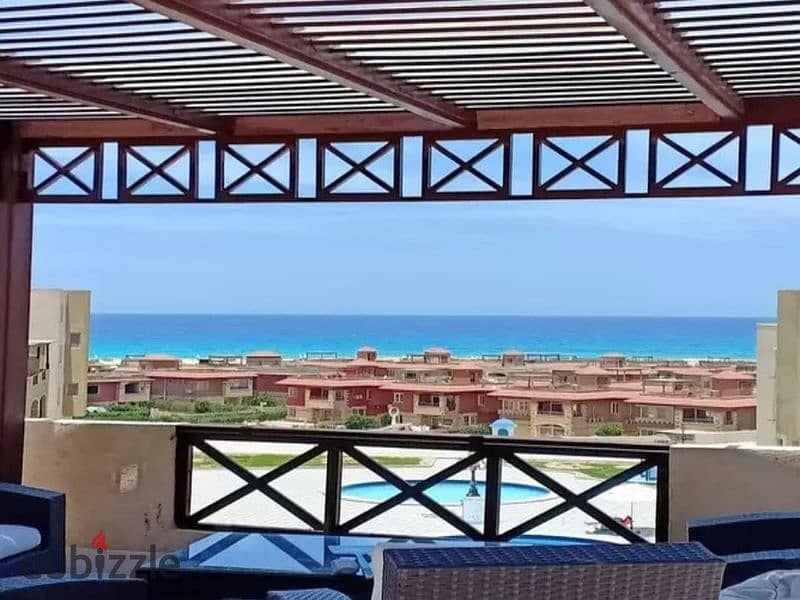 بنتهاوس 5 نوم صف اول على البحر متشطب استلام فوري في كمبوند كورنادو Coronado North Coast 0