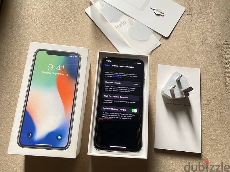 iPhone x 256 زيروووو 1