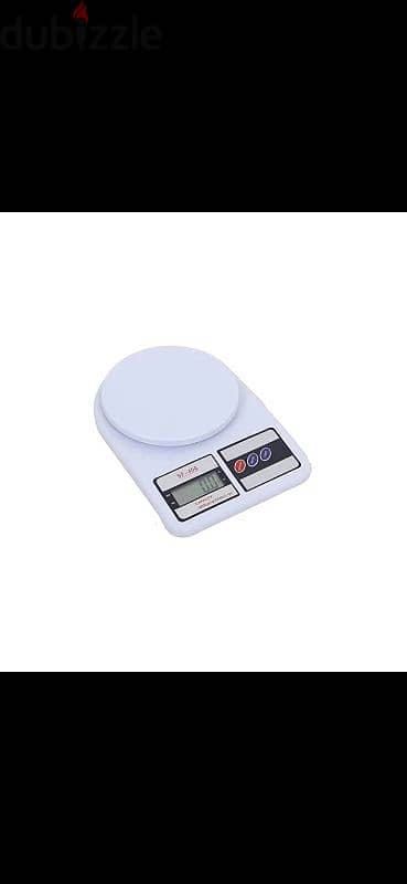 Food scale that calculates the weight of food