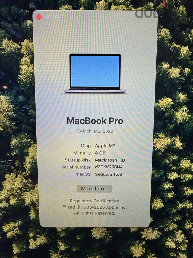 MacBook Pro 2022 M2 13 Inch 256 GB 4