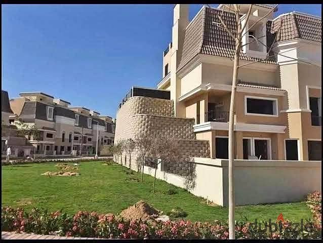 s-villa للبيع في كمبوند سراي compound sarai بدون مقدم وتقسيط علي 12 سنة متاح معاينة علي ارض الواقع 0