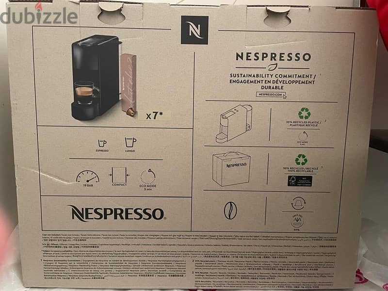 New nespresso essenza coffee capsules ماكينة قهوة كبسولات  لم تستخدم 1