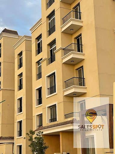 42% discount in installments Studio Apartment for sale near Il Bosco city Misr Italia in sarai Compound