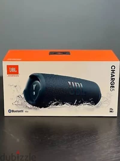 JBL CHARGE 5 - Portable Bluetooth Speaker with IP67 Waterproof - Blue