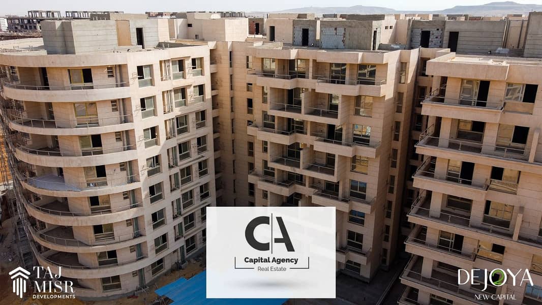 4-bedroom duplex for sale with only 5% down payment in Launch Taj Misr in the New Capital Dejoya Compound in installments for the longest period 0