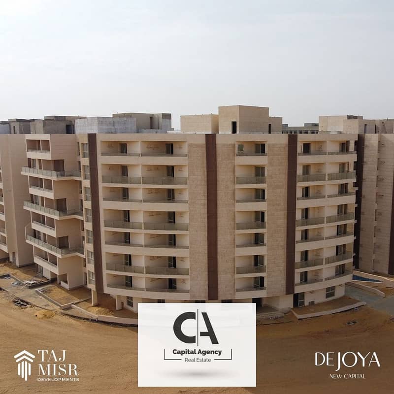 With a 5% down payment book a special apartment in the new lounge of Taj Misr in the new capital and installments over the longest period in De Joya 0