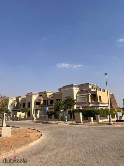 S villa corner for sale in sarai new cairo ready to move under market price prime location