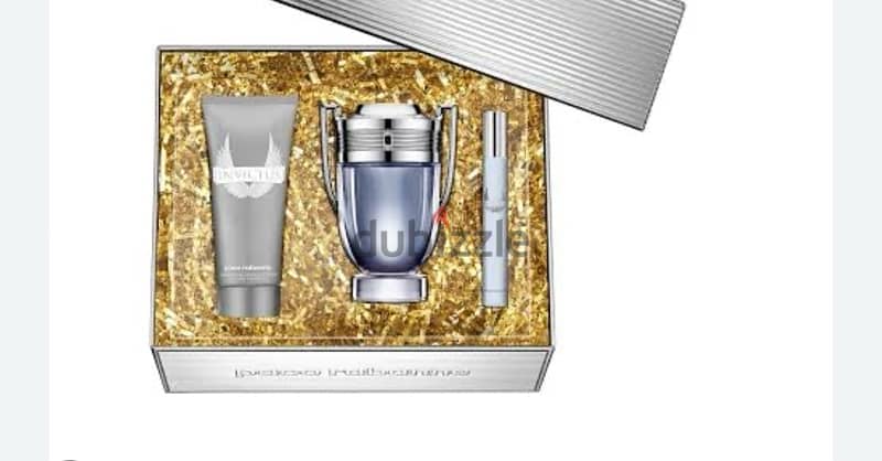 Paco Rabanne Invictus Gift Set 100ml EDT + 100ml Shower Gel + 10ml EDT 0