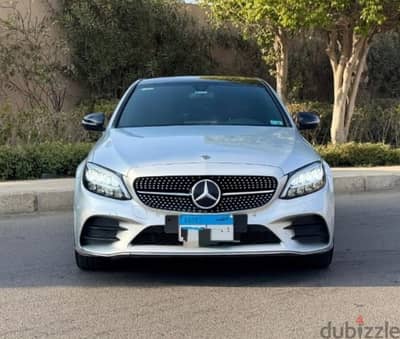 Mercedes C300 model 2020 silver