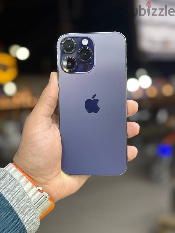 iPhone 14 Pro max 128 100% - ايفون ١٤ برو ماكس ١٢٨ جيجا ١٠٠٪؜ 1