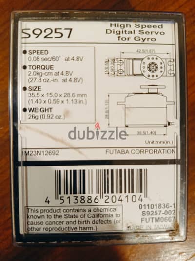 Futaba Digital servo #S9257